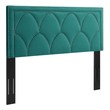 bed with shelves in headboard Modway Furniture Headboards Teal