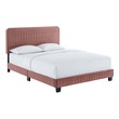 black full size bed with storage Modway Furniture Beds Dusty Rose