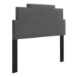 black headboard and footboard Modway Furniture Headboards Charcoal