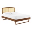 single bed with storage base Modway Furniture Beds Walnut