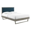 king size low profile bed frame Modway Furniture Beds Gray Azure