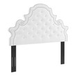 cloth headboard king Modway Furniture Headboards White