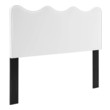 king bed tufted headboard Modway Furniture Headboards White