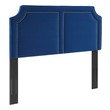 bed with pillow headboard Modway Furniture Headboards Navy