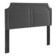 queen size bed frame with headboard and footboard Modway Furniture Headboards Charcoal