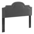 king size headboard with side tables Modway Furniture Headboards Charcoal