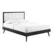 gray king bed Modway Furniture Beds Black White