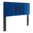 king size bed with fabric headboard Modway Furniture Headboards Navy