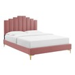 full twin bed Modway Furniture Beds Dusty Rose