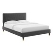 twin mattress set with frame Modway Furniture Beds Charcoal