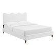 green queen bed frame Modway Furniture Beds White