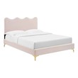 buy queen bed frame Modway Furniture Beds Pink