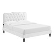twin adjustable bed frame and mattress Modway Furniture Beds White