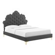 queen beige bed Modway Furniture Beds Charcoal
