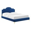 fabric platform bed king Modway Furniture Beds Navy