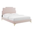 black queen headboard and frame Modway Furniture Beds Pink