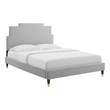 queen bed furniture set Modway Furniture Beds Light Gray