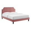 base bed frame Modway Furniture Beds Dusty Rose