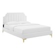 king platform bed near me Modway Furniture Beds White