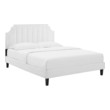 twin wood frame Modway Furniture Beds White
