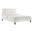 bed cream Modway Furniture Beds White