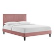 upholstered king bed frame with storage Modway Furniture Beds Dusty Rose