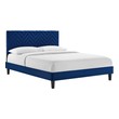 simple bed frame full Modway Furniture Beds Navy