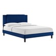 queen bed frame and headboard Modway Furniture Beds Navy