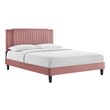 headboard with base Modway Furniture Beds Dusty Rose