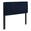 white leather headboard king size Modway Furniture Headboards Midnight Blue