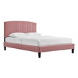 gray bed frame full Modway Furniture Beds Dusty Rose