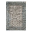 ivory 8 x 10 rug Modway Furniture Rugs Teal, Brown and Beige