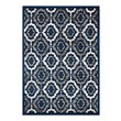 blue area rugs 8x10 Modway Furniture Rugs Ivory, Moroccan Blue and Brown