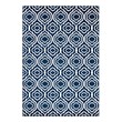yellow area rug 5x7 Modway Furniture Rugs Morcoccan Blue and Ivory