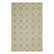 beige and blue rug Modway Furniture Rugs Beige and Light Green