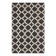 3 by 10 rug Modway Furniture Rugs Black and Beige