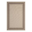 Rugs Modway Furniture Rim Light and Dark Beige R-1140A-58 889654115991 Rugs Beige Cream beige ivory sand n synthetics Olefin polyester po Area Rugs Area rugKids childre 