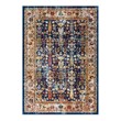 Rugs Modway Furniture Entourage Blue Orange Yellow Red R-1170B-58 889654143024 Rugs Blue navy teal turquiose indig synthetics Olefin polyester po Area Rugs Area rugKids childre 