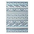 Rugs Modway Furniture Reflect Ivory and Blue R-1182B-58 889654143482 Rugs Blue navy teal turquiose indig Jute and Sisal jute sisalsynth Area Rugs Area rugKids childre 