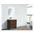 double sink vanity with tower Moreno Bath Rose Wood Finish