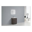 70 double sink vanity top Moreno Bath Bathroom Vanities Dark Grey Oak finish 