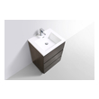 70 double sink vanity top Moreno Bath Bathroom Vanities Dark Grey Oak finish 