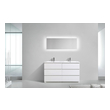 custom bathroom countertops Moreno Bath Hiigh Gloss White finish