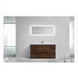 single bathroom cabinets Moreno Bath Rose Wood finish