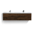 72 bathroom vanity without top Moreno Bath Rosewood Durable Finish