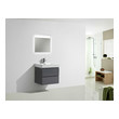 cost of bathroom cabinets Moreno Bath High Gloss Grey Rich Finish