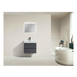 cost of bathroom cabinets Moreno Bath High Gloss Grey Rich Finish