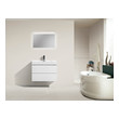 30 bathroom vanities with tops Moreno Bath High Gloss White Rich Finish