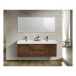 Bathroom Vanities Moreno Bath Mof Rosewood Durable Finish MOF60D-RW Double Sink Vanities 50-70 Wall Mount Vanities 25 