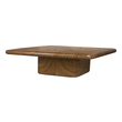 black marble oval coffee table Oggetti Light and Medium Brown